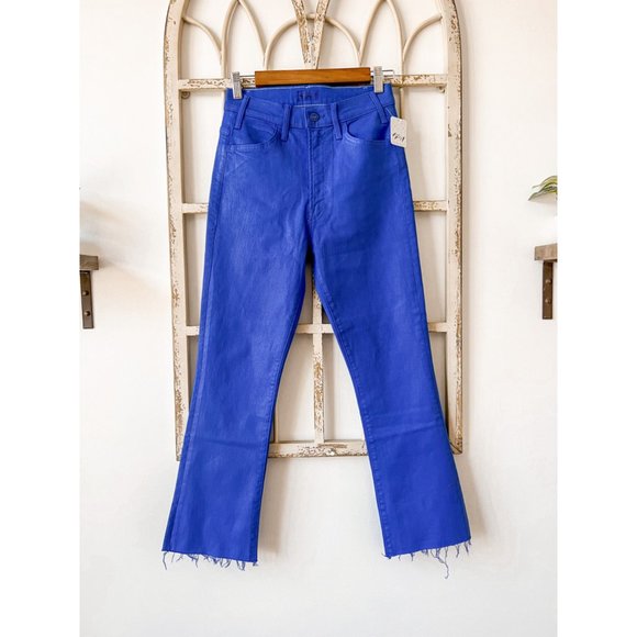 NWT Mother The Hustler Ankle Fray Seb Surf The Web Never A Dull Moment - Picture 5 of 12